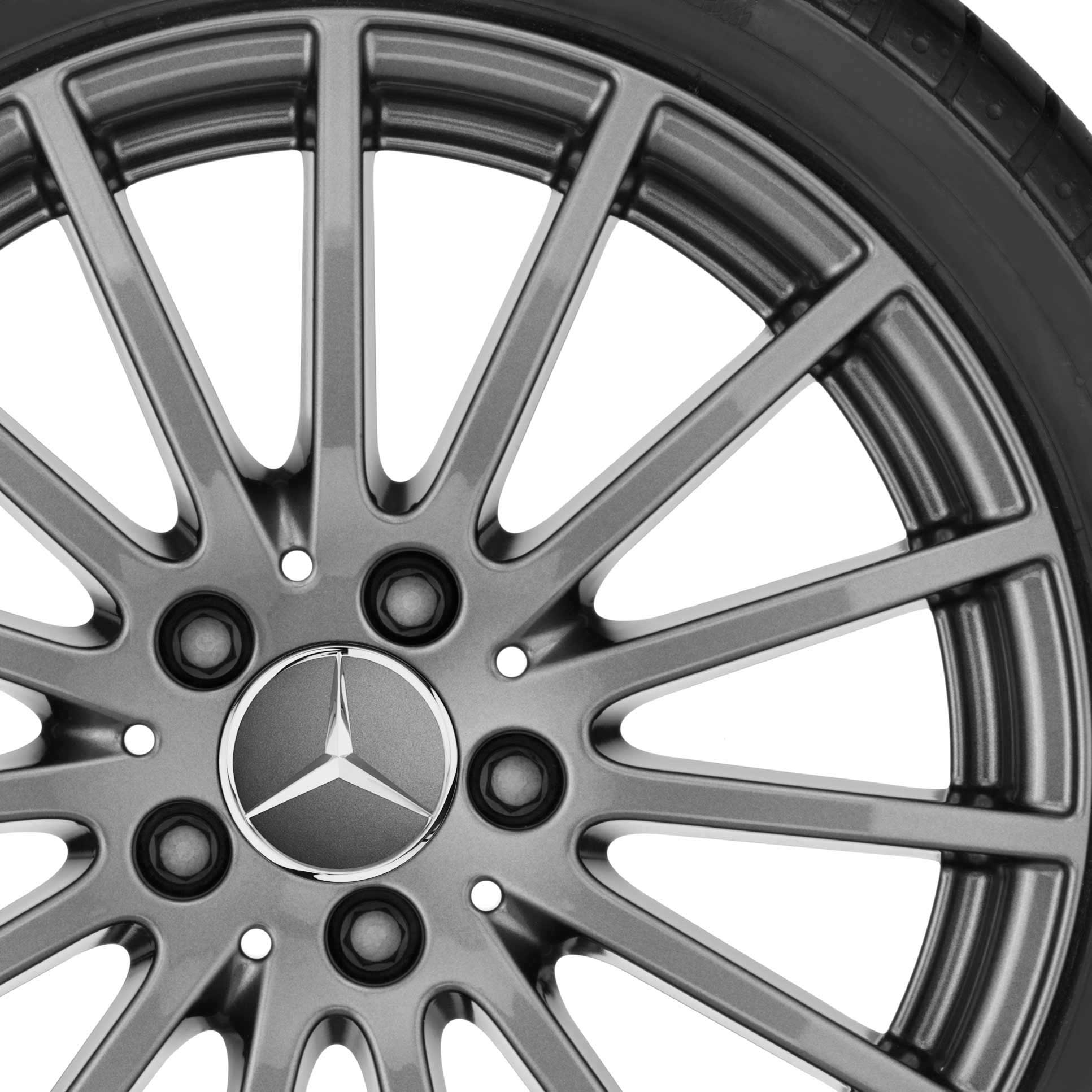 Mercedes Multispoke [242-17] Himalaya Grey Alloy Wheel Product Image #2