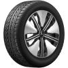 Mercedes 5 Spoke [243-18] Gloss Back with High Sheen Wheel Img 2