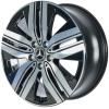 Mercedes 5 Double Spoke [243-18] Gloss Back with High Sheen Wheel Img 2