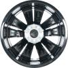 Mercedes 5 Double Spoke [243-18] Gloss Back with High Sheen Wheel Img 3