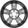Mercedes 5 Twin Spoke [246-16] Matt Black with High Sheen Wheel Img 3