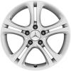 Mercedes 5 Twin Spoke [246-17] Titanium Silver Wheel Img 1