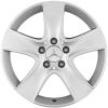 Mercedes 5 Spoke [246-17] Titanium Silver Wheel Img 1