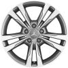 Mercedes 5 Twin Spoke [246-18] Himalaya Grey with High Sheen Wheel Img 1