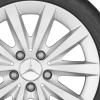 Mercedes 10 Spoke [246-16] Titanium Silver Wheel Img 2
