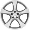 Mercedes 5 Spoke [246-17] Titanium Silver Wheel Img 1