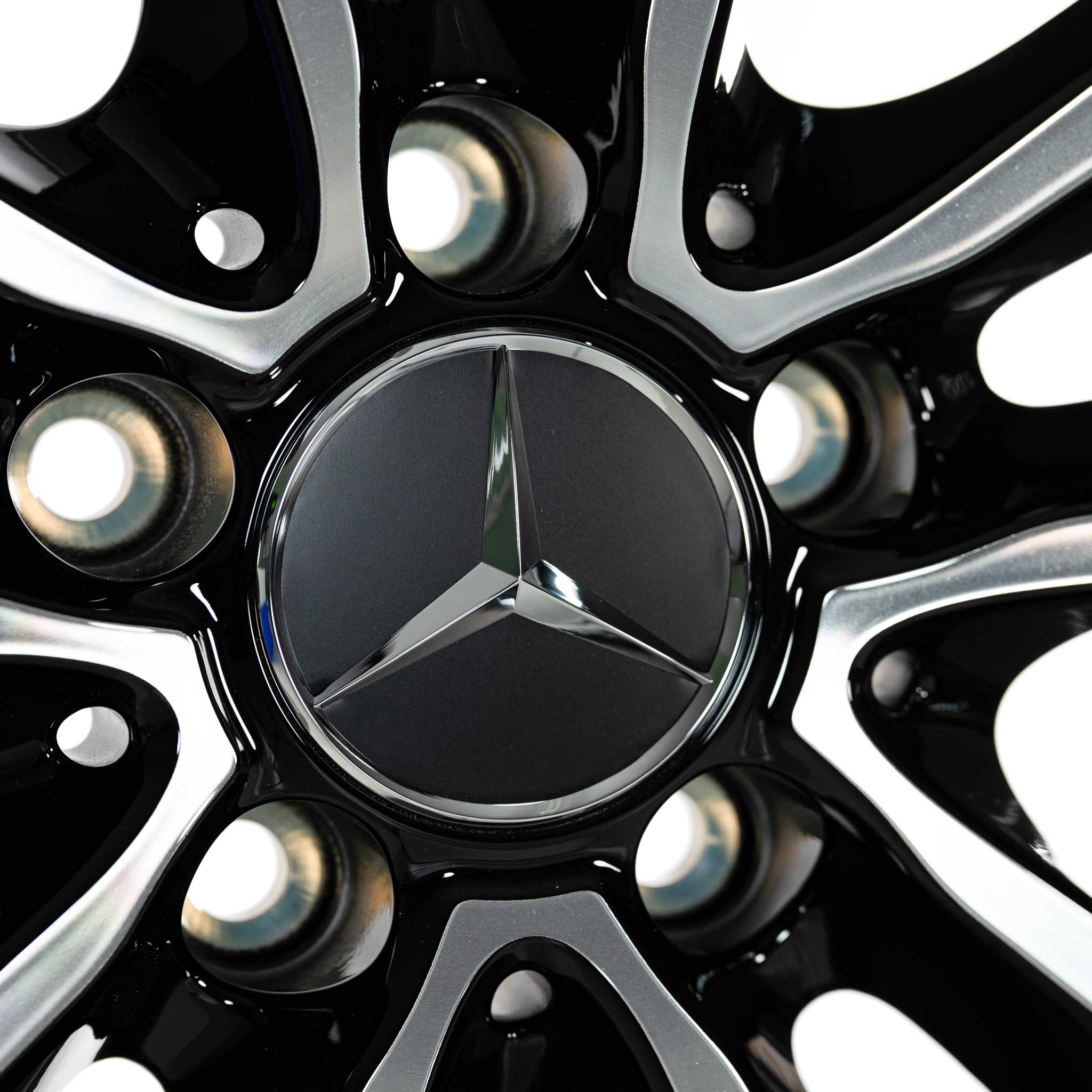 Mercedes 5 Twin Spoke [246-18] Gloss Black with High Sheen Alloy Wheel Product Image #4