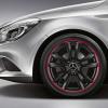Mercedes 5 Twin Spoke [246-18] Gloss Black with Red Rim Edge Wheel Img 4