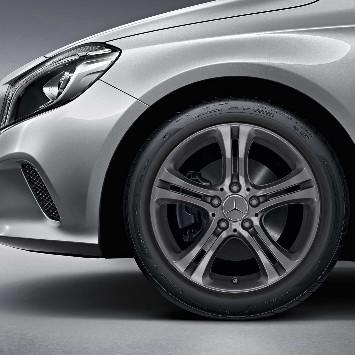 Mercedes 5 Twin Spoke [246-17] Tremolite Metallic Alloy Wheel Product Image #4