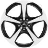 Mercedes 5 Twin Spoke [246-18] Gloss Black with High Sheen Wheel Img 1