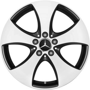 18" Mercedes 5 Spoke [246-18] Gloss Black with High Sheen alloy wheel
