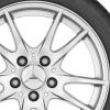 Mercedes 5 Twin Spoke [246-16] Champion Silver Wheel Img 2