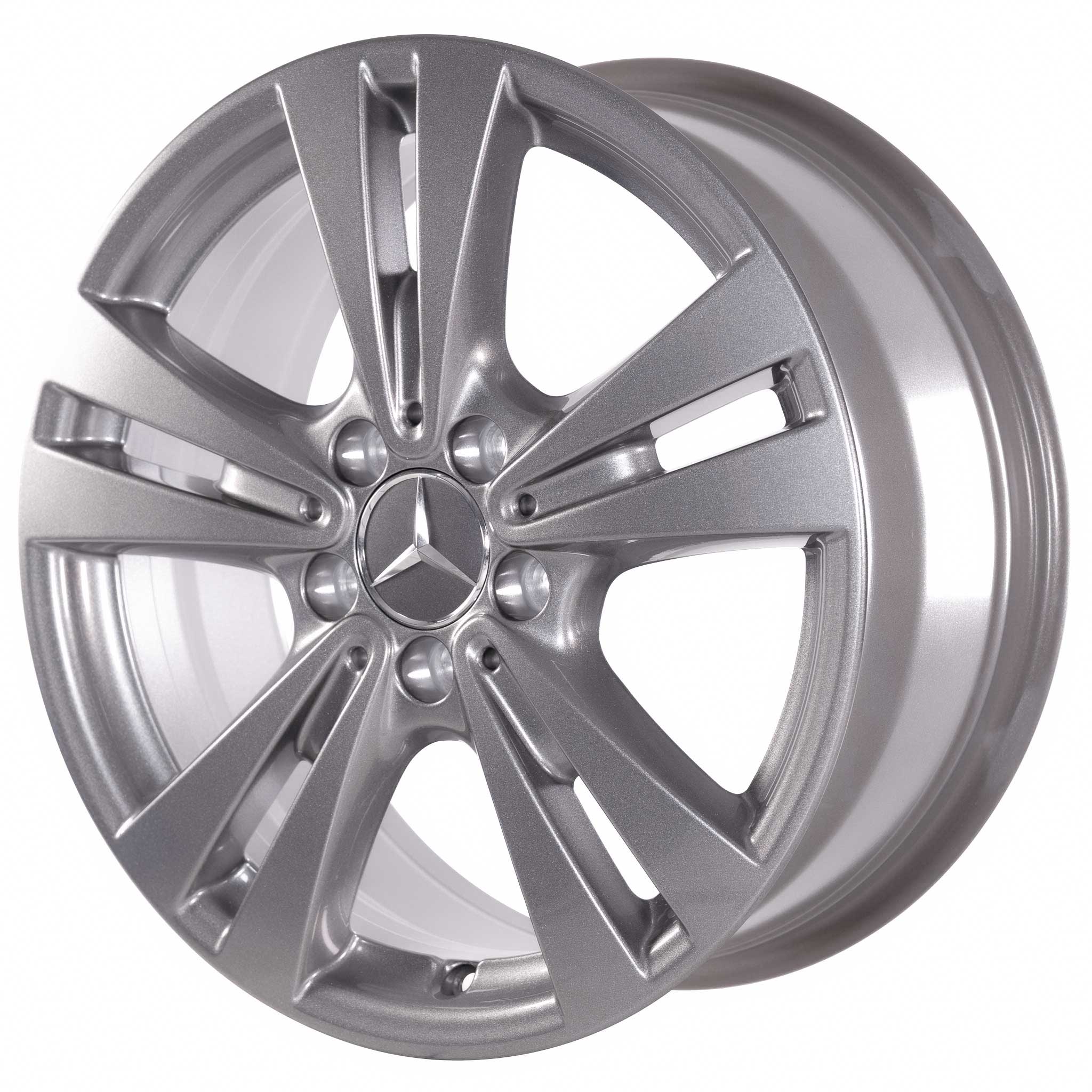 Mercedes 5 Twin Spoke [246-17] Himalaya Grey Alloy Wheel Product Image #2