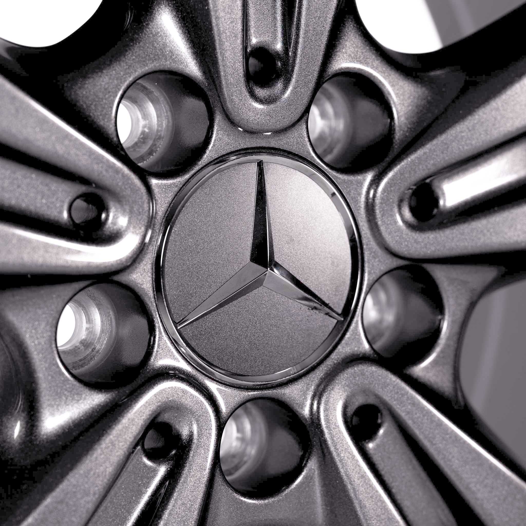 Mercedes 5 Twin Spoke [246-17] Himalaya Grey Alloy Wheel Product Image #4