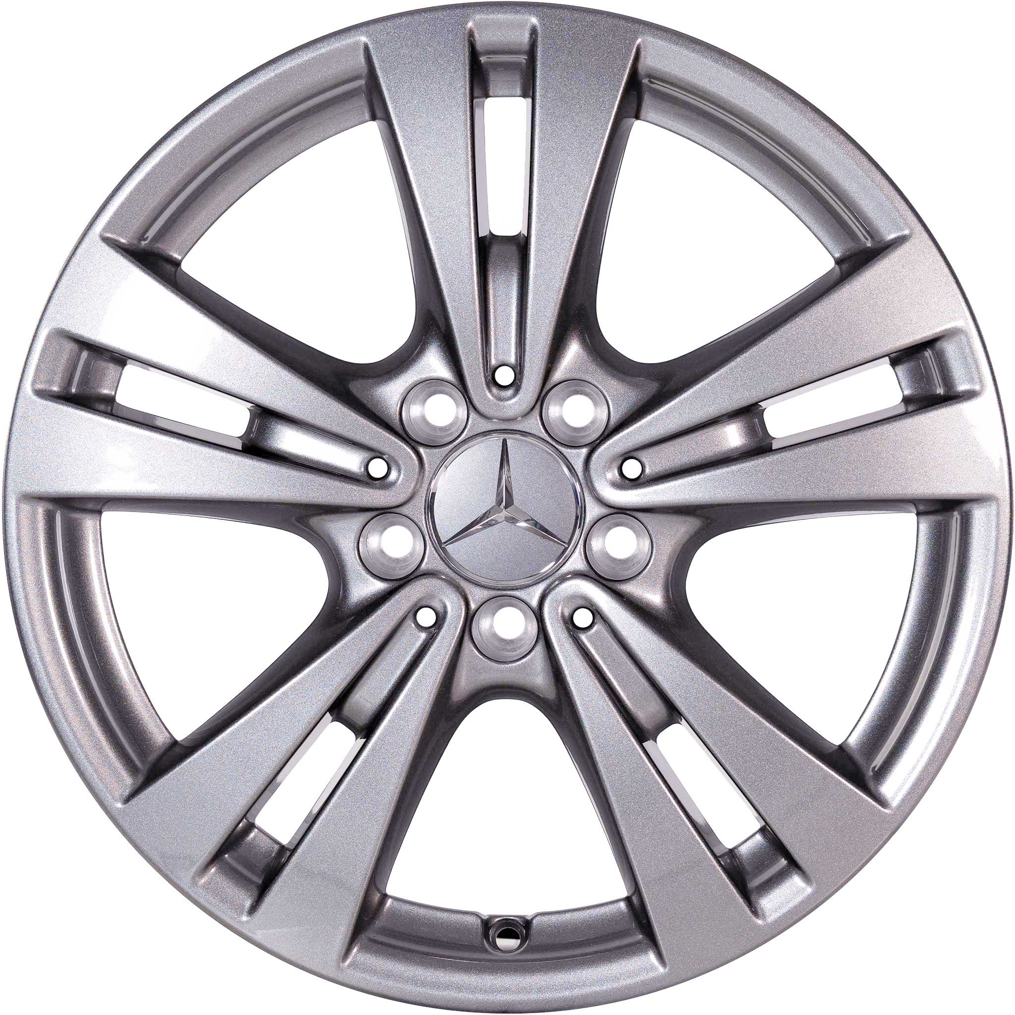 Mercedes 5 Twin Spoke [246-17] Himalaya Grey Alloy Wheel Product Image #1