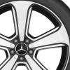 Mercedes 5 Spoke [246-17] Gloss Black with High Sheen Wheel Img 2