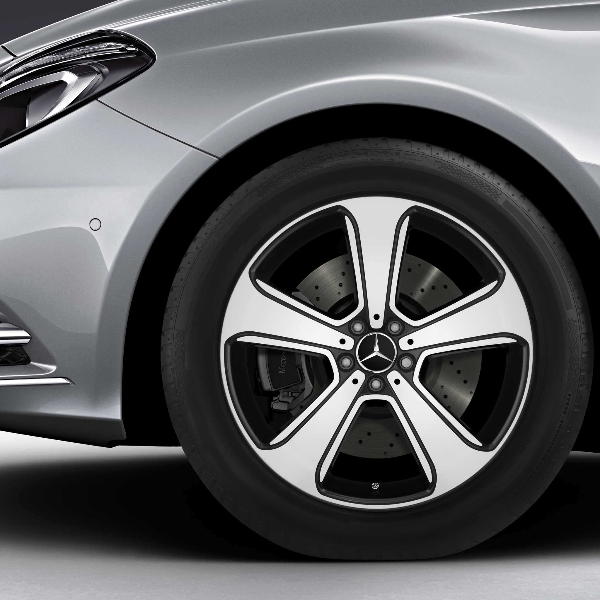 Mercedes 5 Spoke [246-17] Gloss Black with High Sheen Alloy Wheel Product Image #4