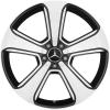 Mercedes 5 Spoke [246-17] Gloss Black with High Sheen Wheel Img 1