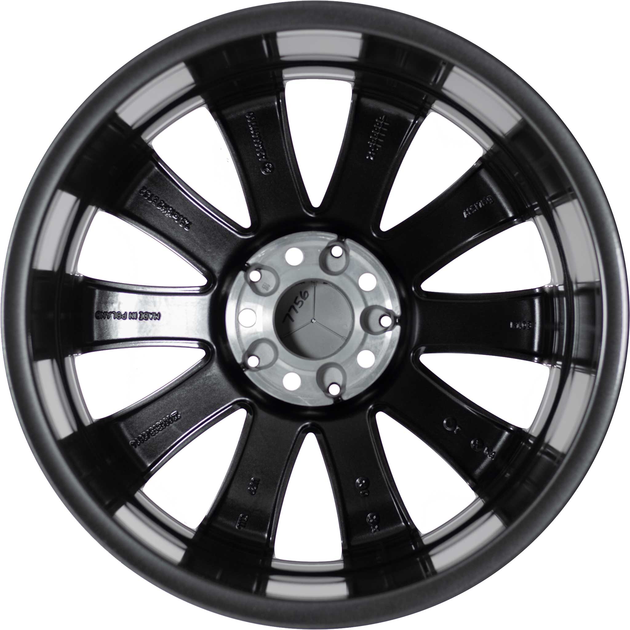 Mercedes 10 Spoke [246-18] Tremolite Metallic with High Sheen Alloy Wheel Product Image #3