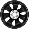 Mercedes 7 Spoke [246-16] Matt Black with High Sheen Wheel Img 3