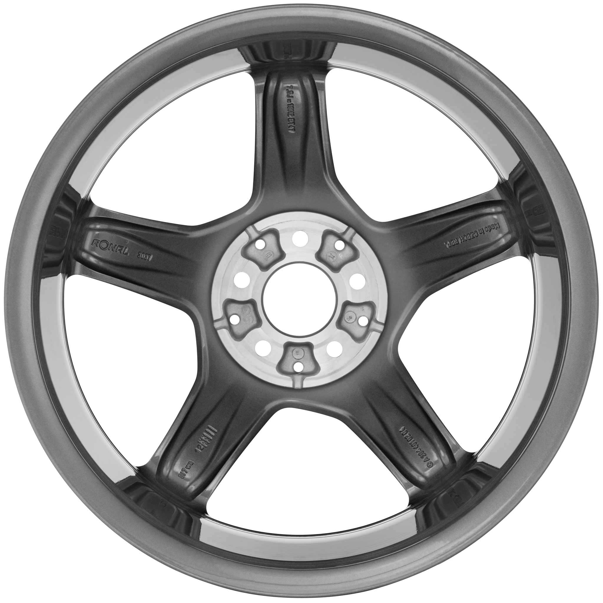 Mercedes 5 Spoke [246-17] Tremolite Metallic with High Sheen Alloy Wheel Product Image #2