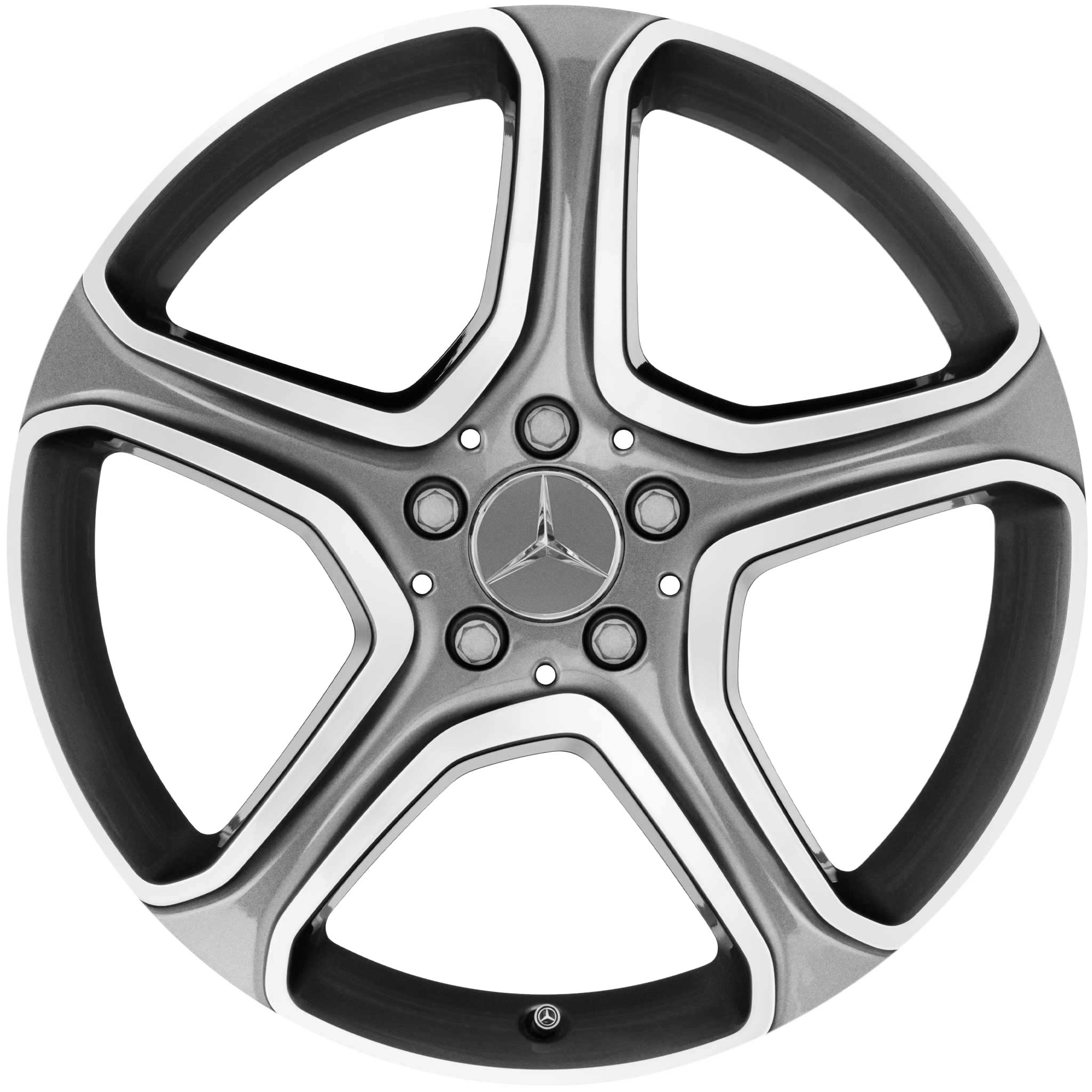 Mercedes 5 Spoke [246-17] Tremolite Metallic with High Sheen Alloy Wheel Product Image #1