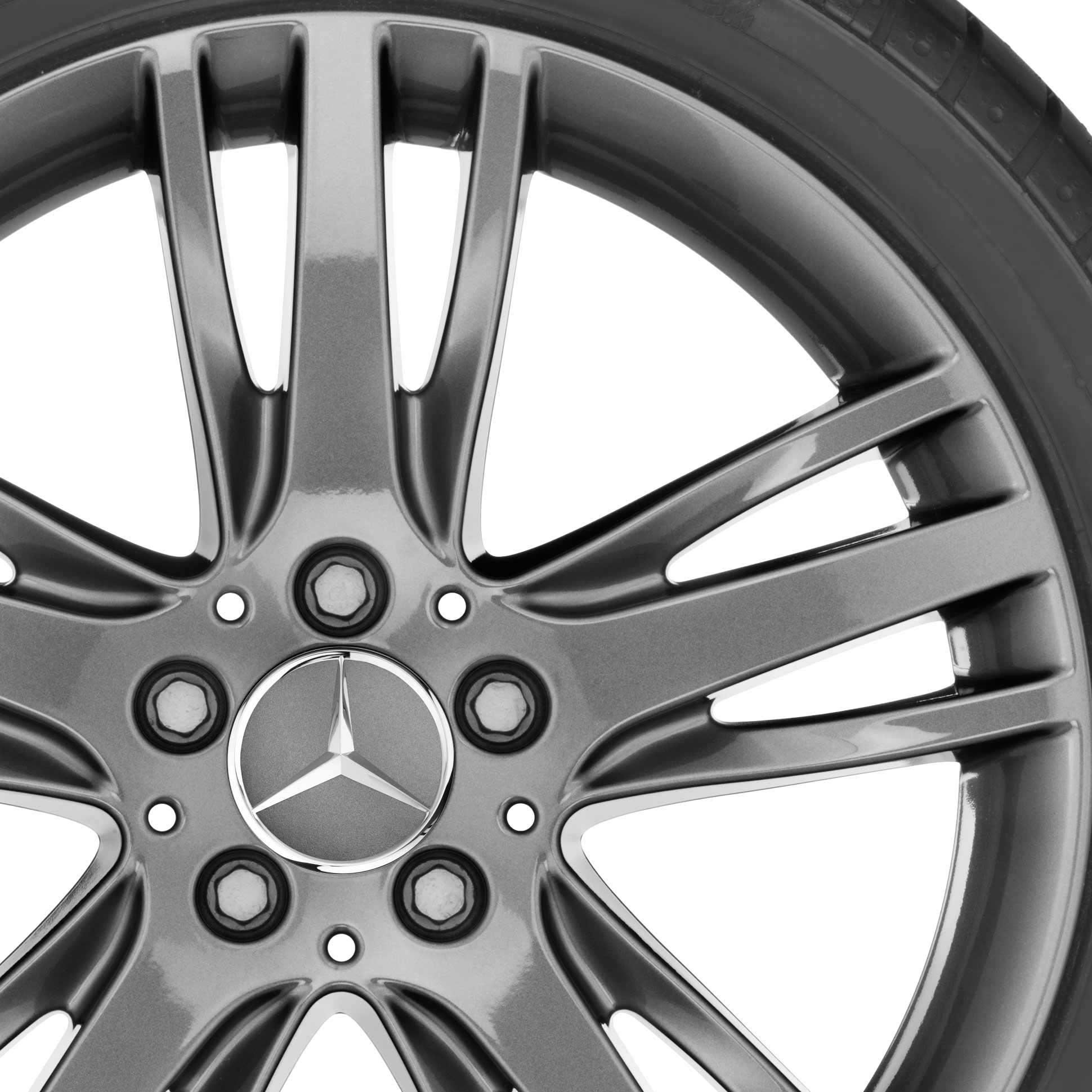 Mercedes 5 Triple Spoke [246-18] Tremolite Metallic Alloy Wheel Product Image #2