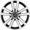 Mercedes 5 Twin Spoke [246-18] Gloss Black with High Sheen Wheel Img 1