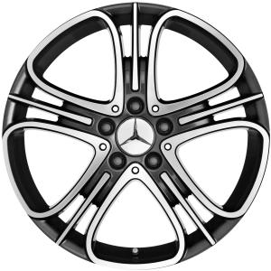 18" Mercedes 5 Triple Spoke [246-18] Tremolite Metallic with High Sheen alloy wheel