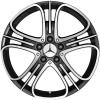 Mercedes 5 Triple Spoke [246-18] Tremolite Metallic with High Sheen Wheel Img 1