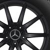 Mercedes 5 Twin Spoke [247-18] Matt Black Wheel Img 2