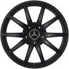 Mercedes 5 Twin Spoke [247-18] Matt Black Wheel Img 1