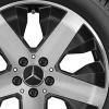 Mercedes 5 Spoke [247-18] Gloss Black with High Sheen Wheel Img 2