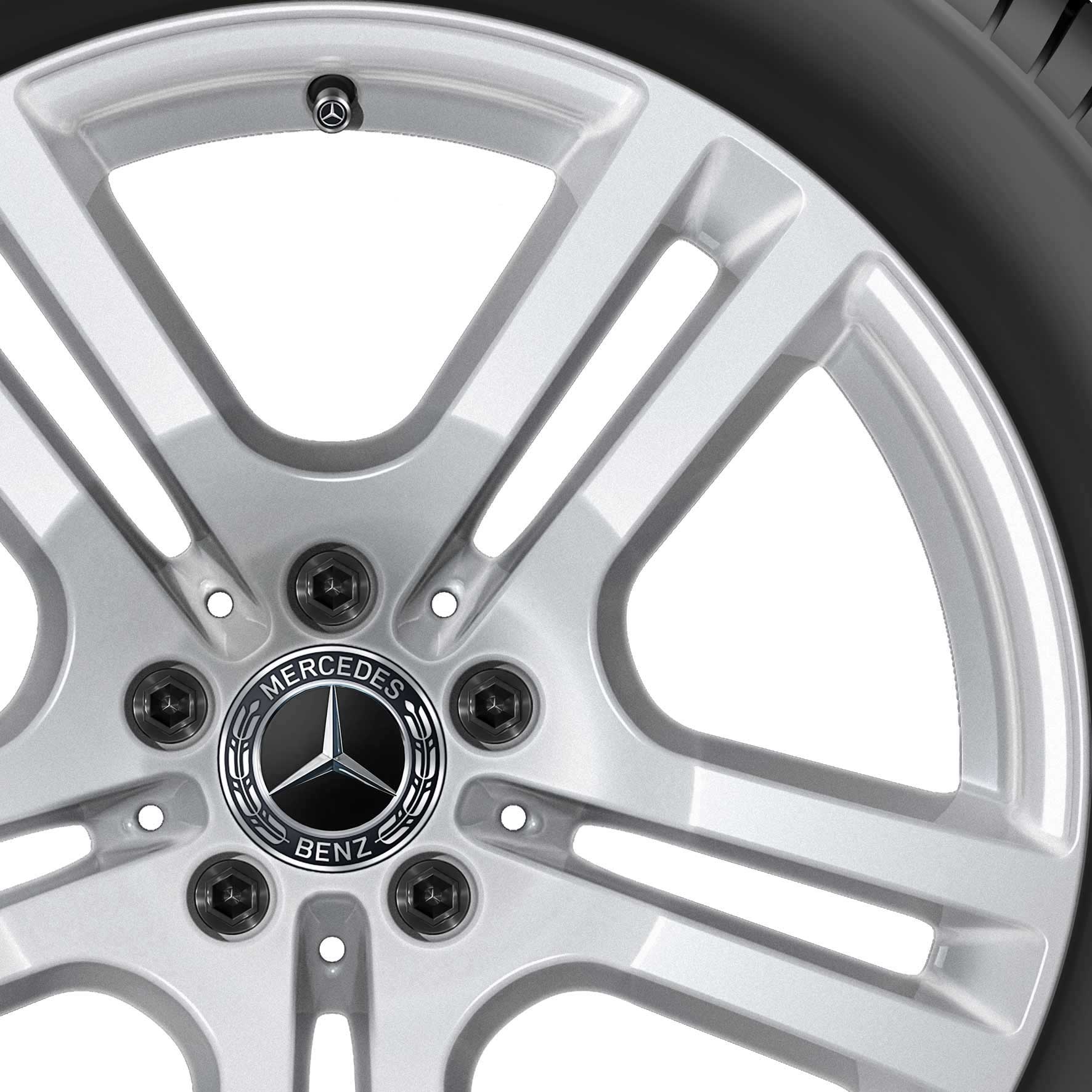 Mercedes 5 Twin Spoke [247-18] Vanadium Silver Alloy Wheel Product Image #2