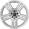 Mercedes 5 Twin Spoke [247-18] Vanadium Silver Wheel Img 1