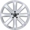 Mercedes 8 Spoke [247-19] Vanadium Silver Wheel Img 1