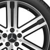 Mercedes 6 Spoke [247-20] Matt Black with High Sheen Wheel Img 2
