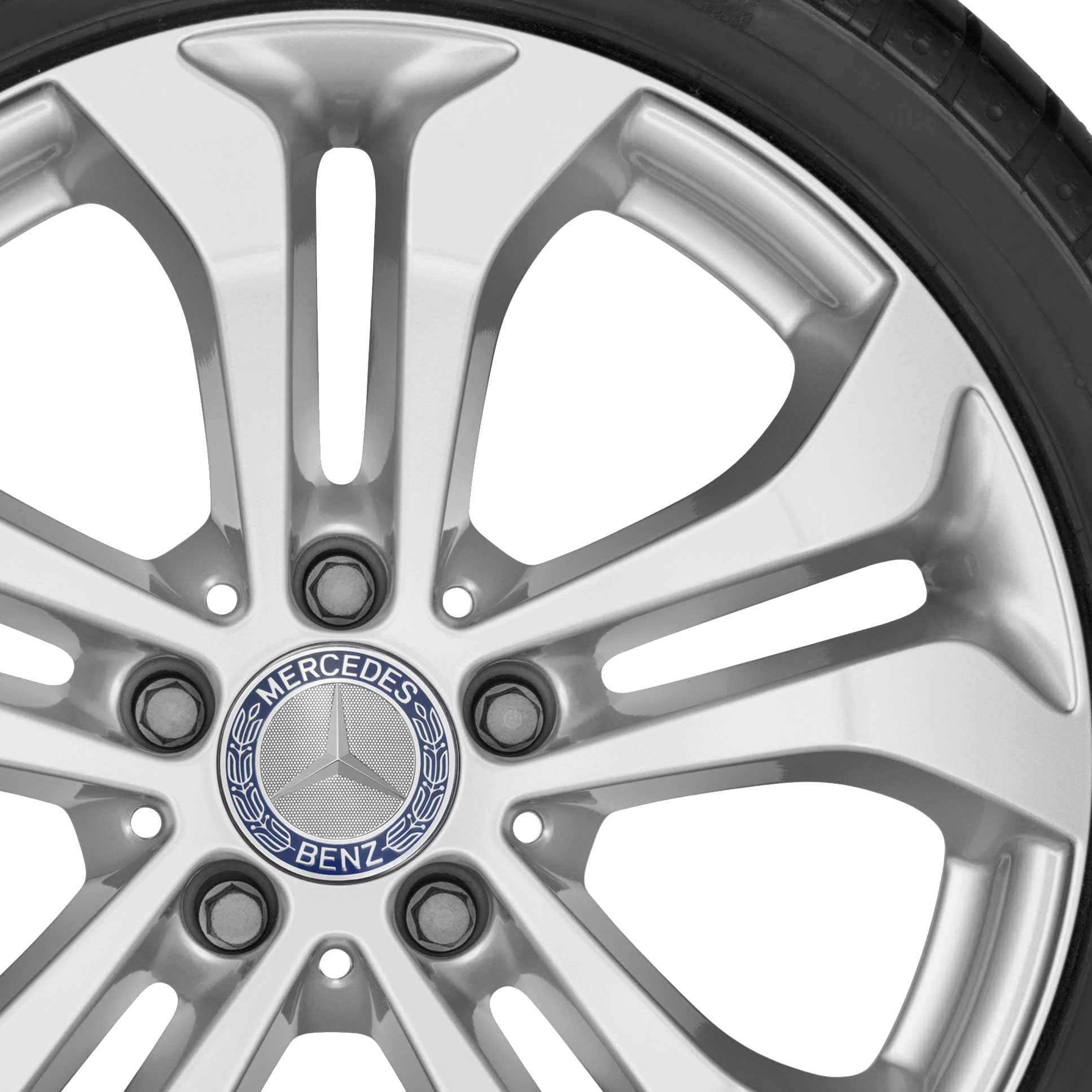 Mercedes 5 Twin Spoke [253-17] Vanadium Silver Alloy Wheel Product Image #2