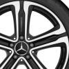 Mercedes 5 Spoke [253-18] Gloss Black with High Sheen Wheel Img 2