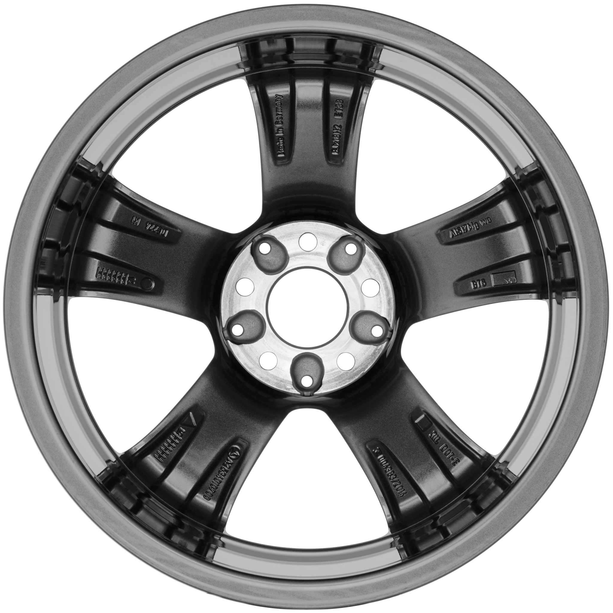 Mercedes 5 Spoke [253-18] Tremolite Metallic with High Sheen Alloy Wheel Product Image #3