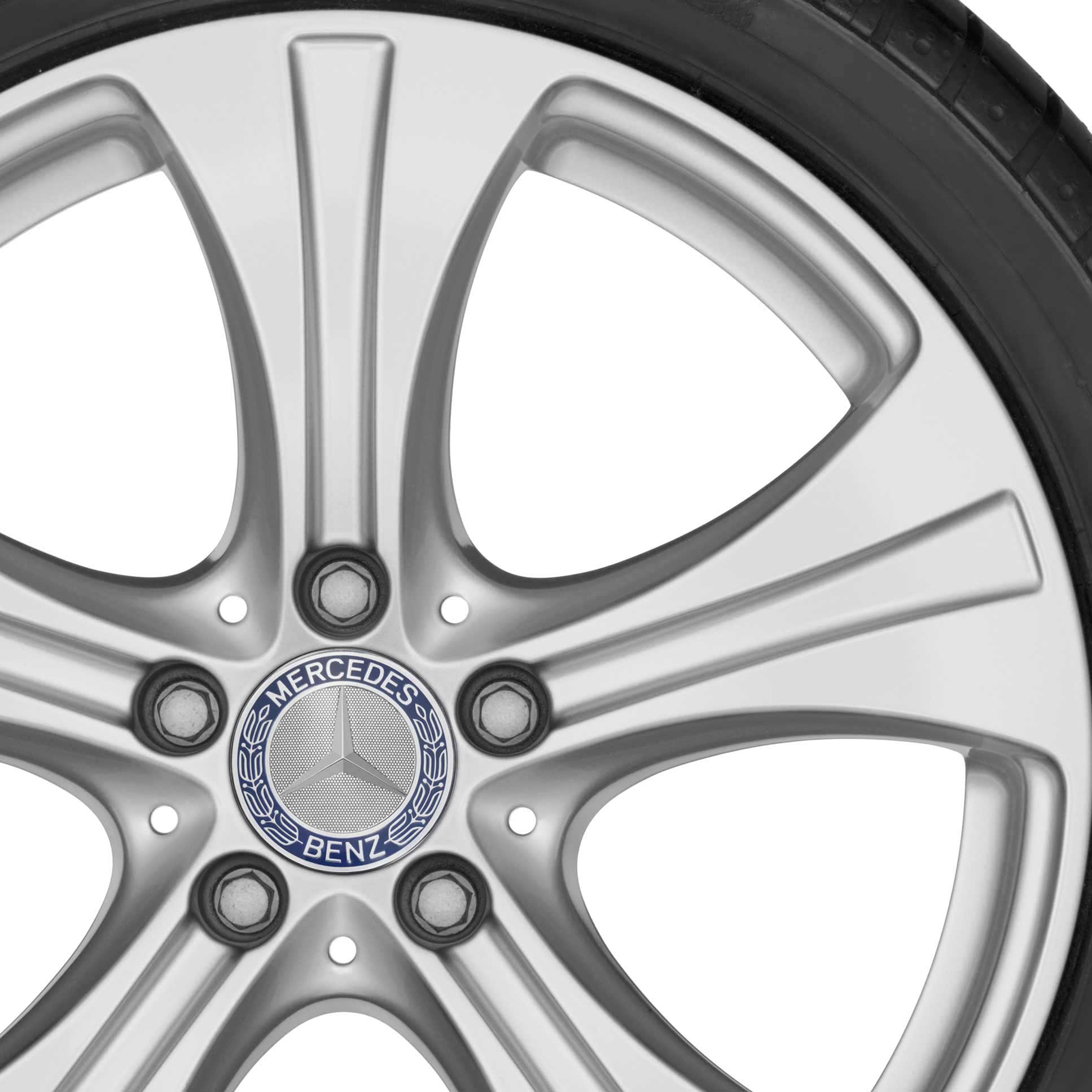 Mercedes 5 Spoke [253-18] Vanadium Silver Alloy Wheel Product Image #2