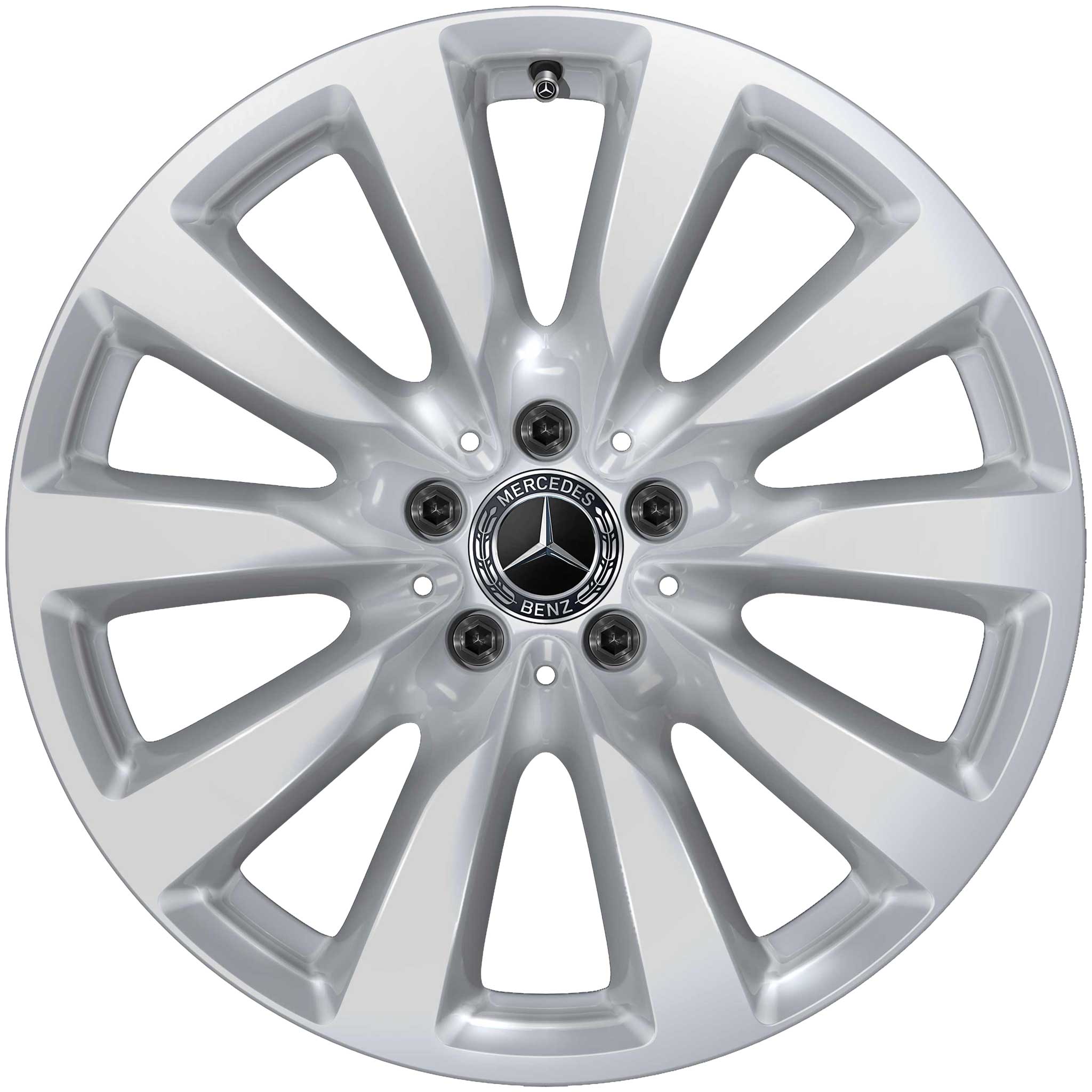 Mercedes 10 Spoke [253-19] Vanadium Silver Alloy Wheel Product Image #1