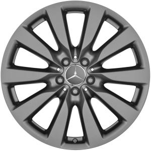 19" Mercedes 10 Spoke [253-19] Matt Himalaya Grey alloy wheel