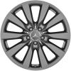 Mercedes 10 Spoke [253-19] Matt Himalaya Grey Wheel Img 1