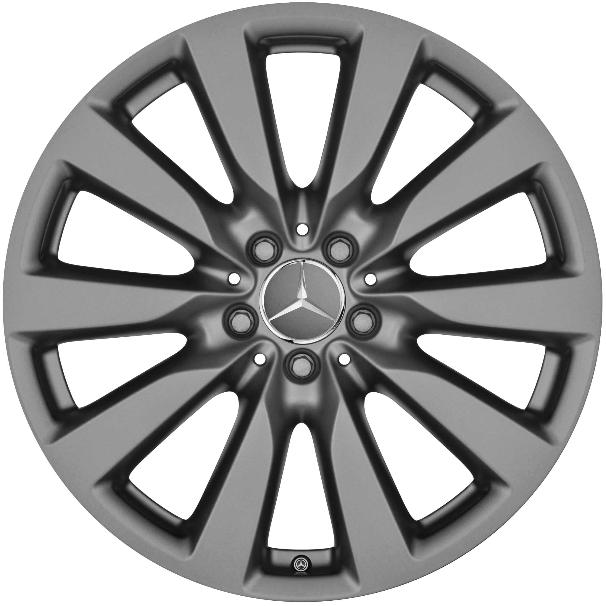 Mercedes 10 Spoke [253-19] Matt Himalaya Grey Alloy Wheel Product Image #1