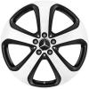 Mercedes 5 Spoke [253-19] Gloss Black with High Sheen Wheel Img 1