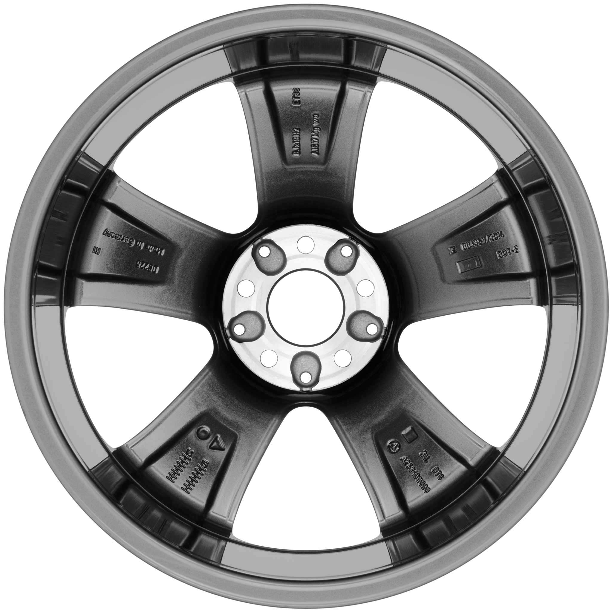 Mercedes 5 Spoke [253-19] Tremolite Metallic with High Sheen Alloy Wheel Product Image #3