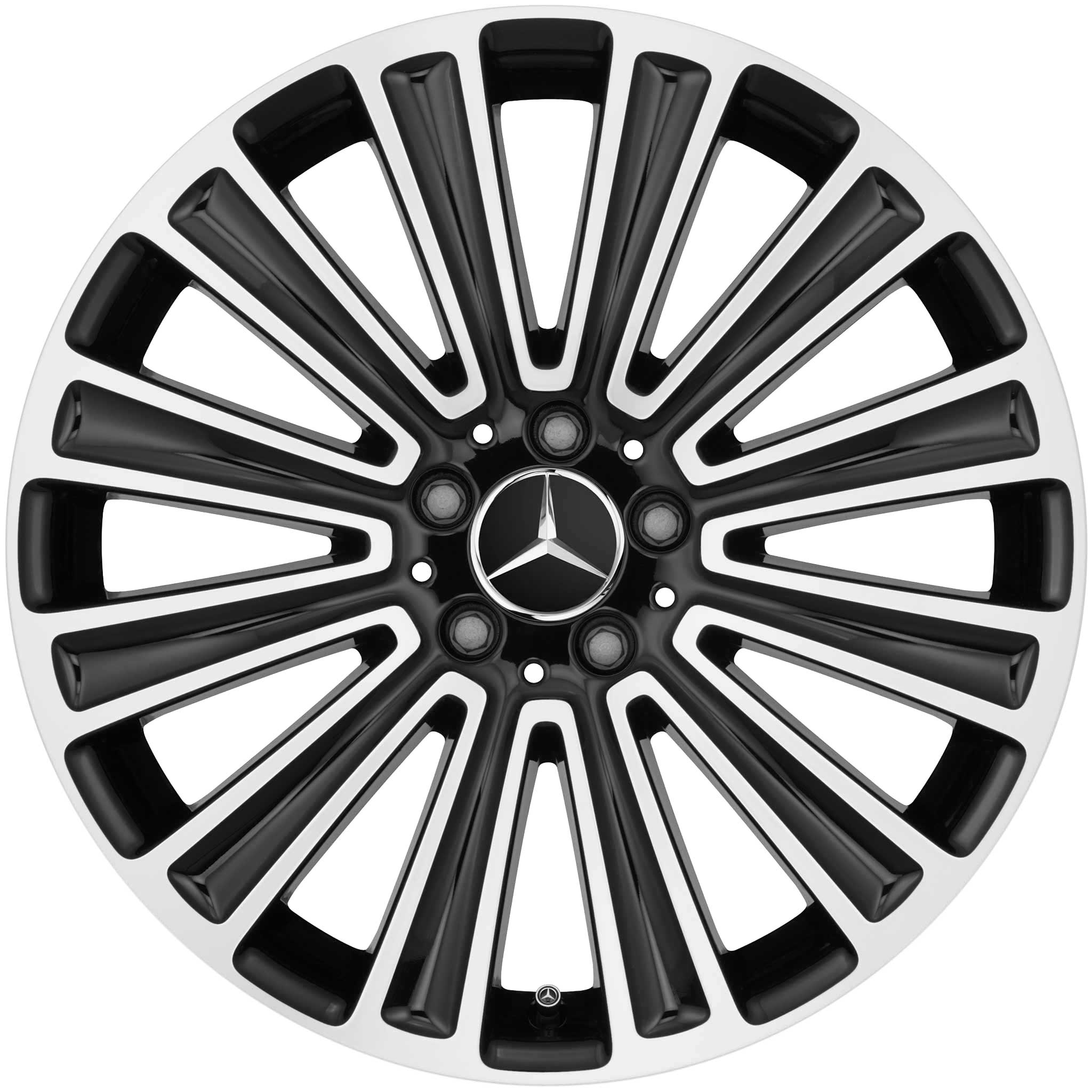 Mercedes 12 Spoke [253-19] Gloss Black with High Sheen Alloy Wheel Product Image #1