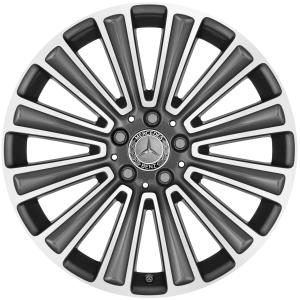 19" Mercedes 12 Spoke [253-19] Tremolite Metallic with High Sheen alloy wheel