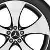 Mercedes 5 Spoke [253-20] Gloss Black with High Sheen Wheel Img 2